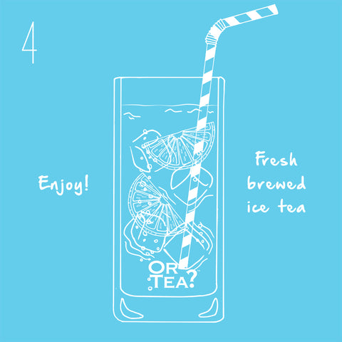 Or Tea? Glassier™ - Fresh Brewed Iced Tea Maker