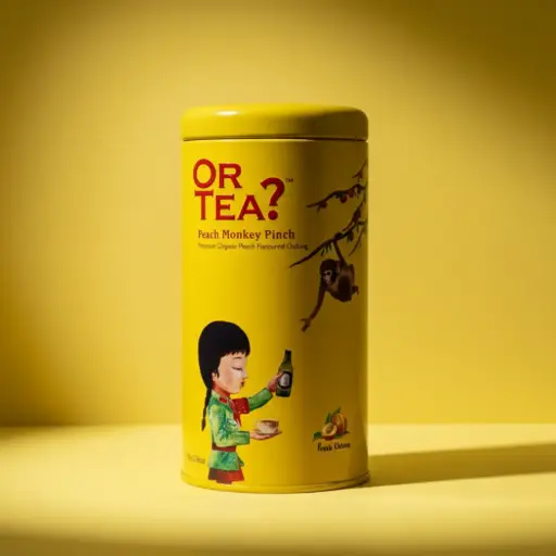 [08-PMPTC] Peach Monkey Pinch | Tin Canister